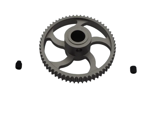 128-46 60T Tail Drive Pulley Aluminum - Pack of 1