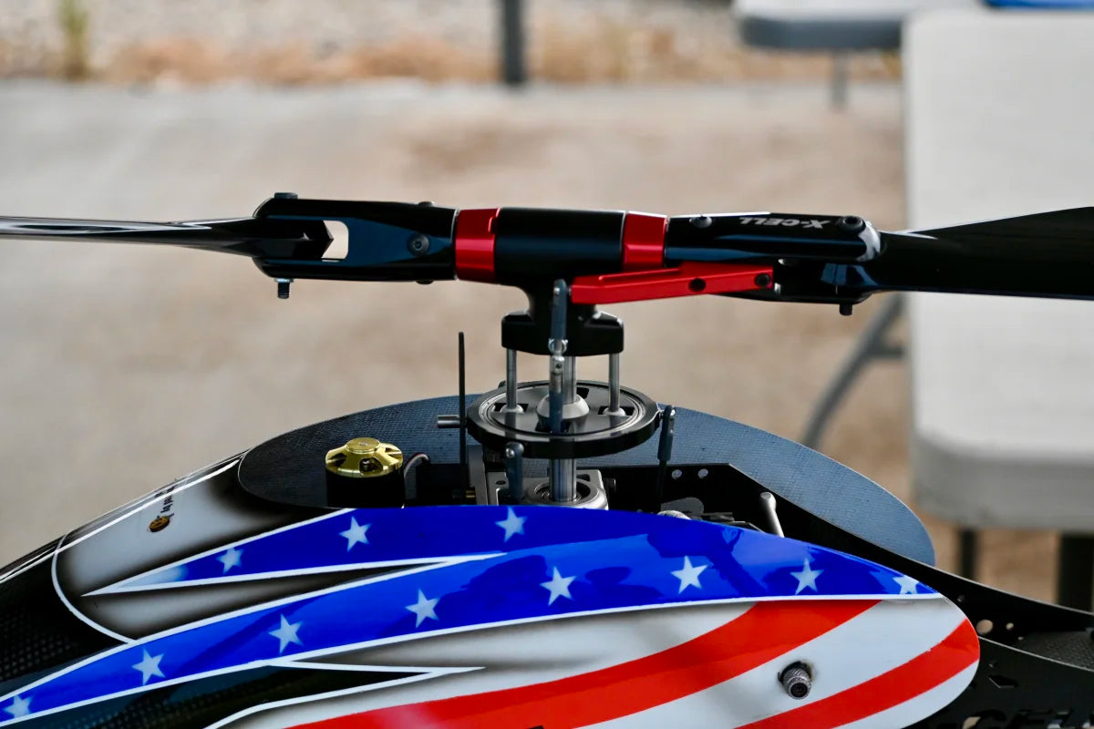 137-112 SUKARA HPC2 Rotor Head with DSD Swash Plate, Whiplash V2 Conversion Set