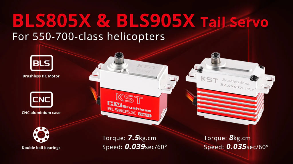 BLS805X KST Brushless High Voltage Tail Servo