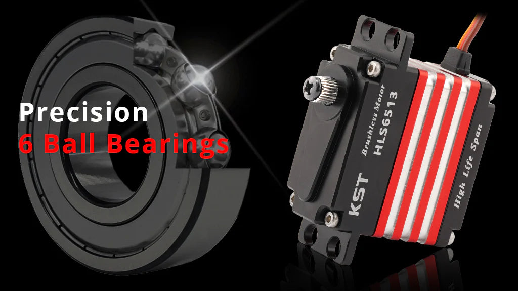 Special order HLS6513 HV Standard 4-Pole Brushless Digital Metal Gear 6BB Servo with Contactless Hall Sensors