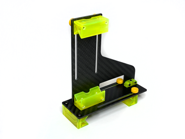 Ultra-High precision carbon fiber Pitch Gauge phone holder for the IRCHA App