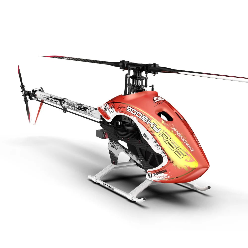 Pre-Orders Now Open Goosky Legend RS5 ULTRA Helicopter Kit - Danxia Orange / Without Blades