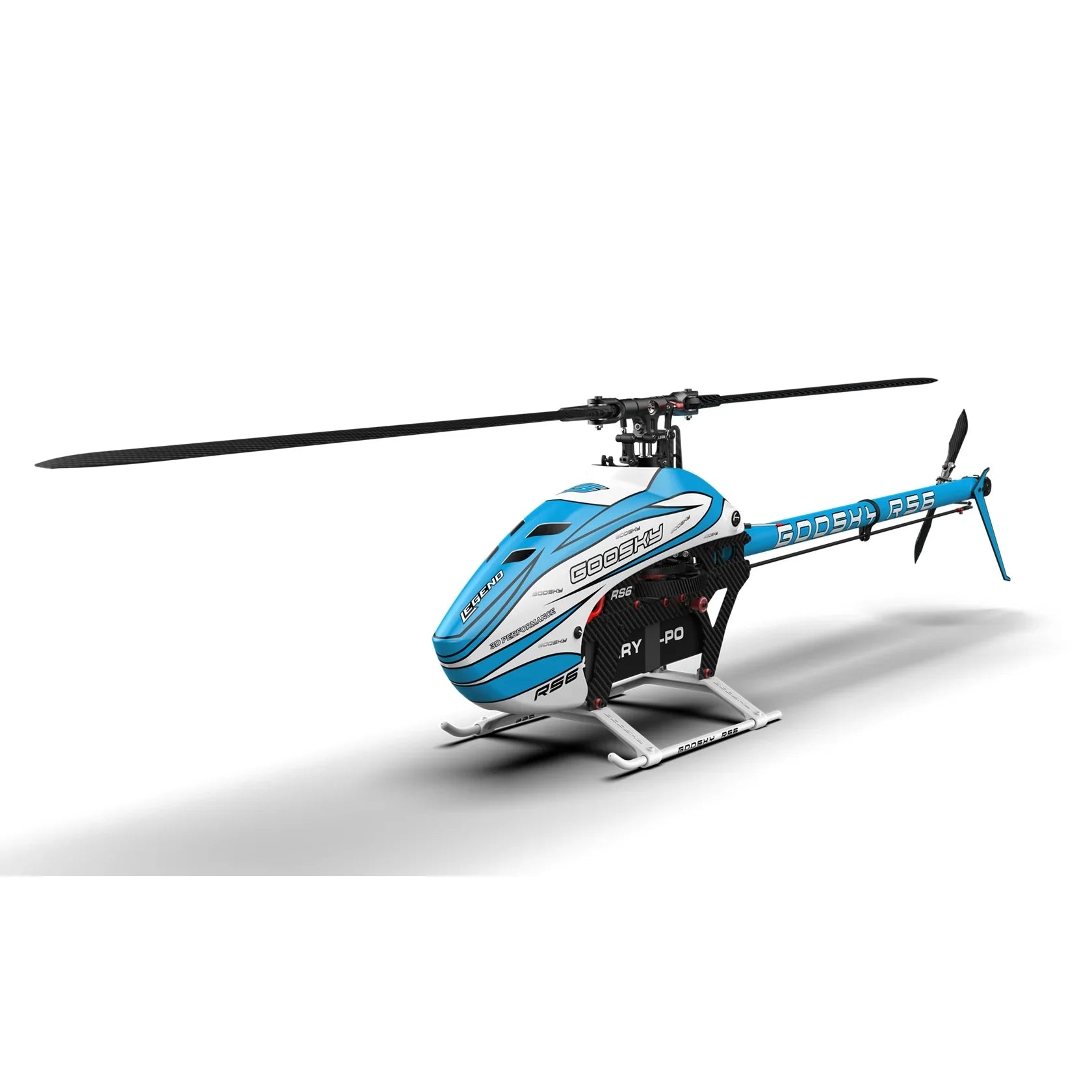 Goosky Legend RS6 Helicopter Kit w/o Blades - Blue