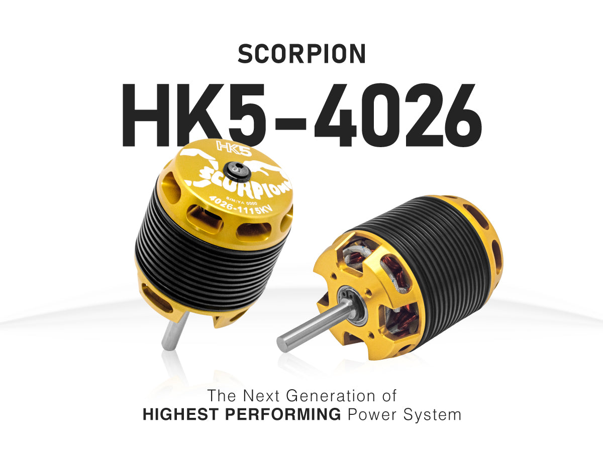 Scorpion HK5-4026-1115kv (5x31mm shaft)
