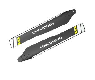 OSHM2108 175mm Main Blades for OMP M2 Explore and M2 V2 Helicopters