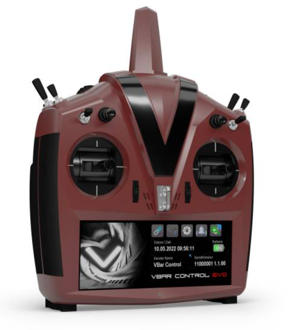 05624 VBar Control EVO+ Lava Red NEW: Fully digital gimbals