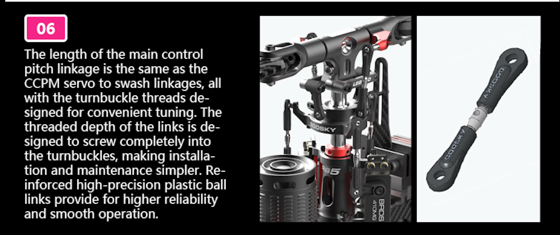 Goosky Legend RS5 Kit Pink version Without Blade NEW