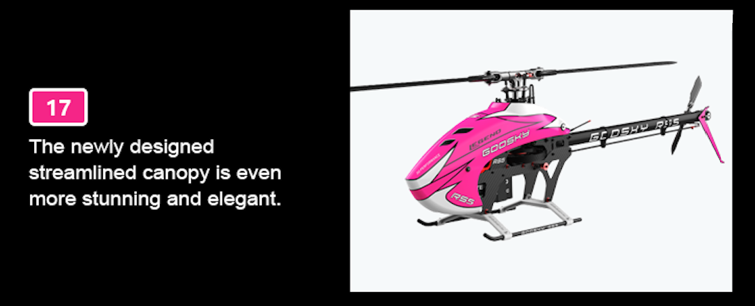 Goosky Legend RS5 Kit Pink version Without Blade NEW