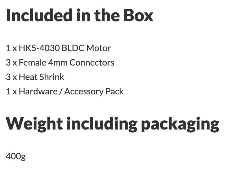 Scorpion HK5-4030-1005kv