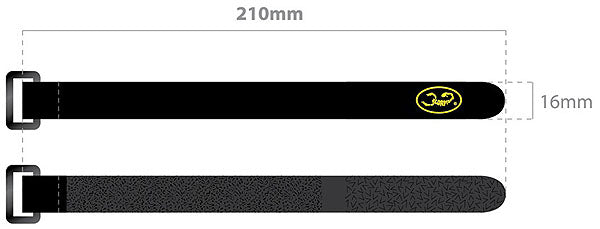 Scorpion Lock Strap 3-Pack, Small