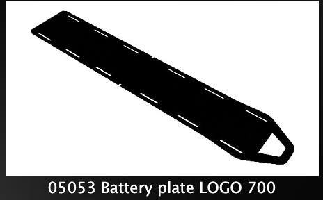 05053 Battery plate LOGO 700