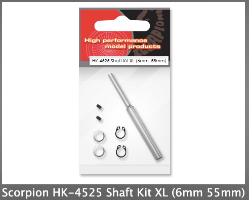 Scorpion HK-4525 Shaft Kit XL (6mm 55mm)