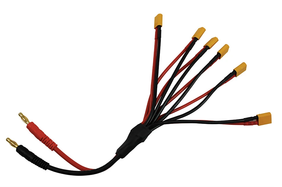 Parallel (6x) XT30 Charge Cable