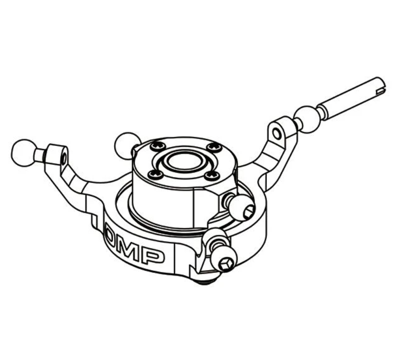 OMPHOBBY M2 3D Helicopter CCPM 120º Swashplate Set (1set) OSHM2009