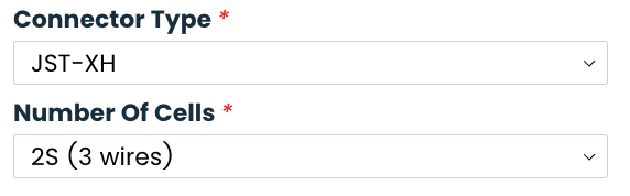 Balance Lead Extensions JST-XH / 2S 3 Wires