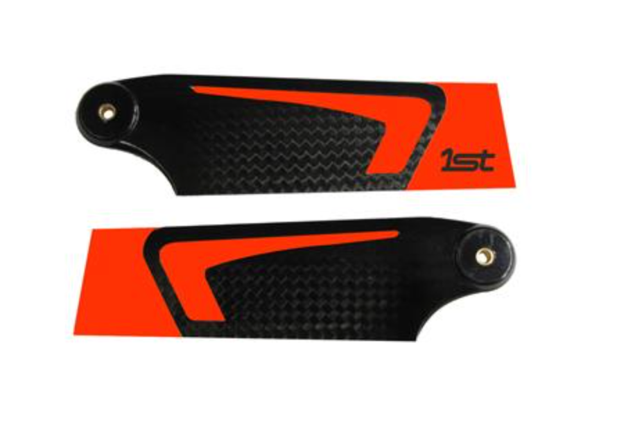 1st Tail Blades CFK 85mm (Orange)