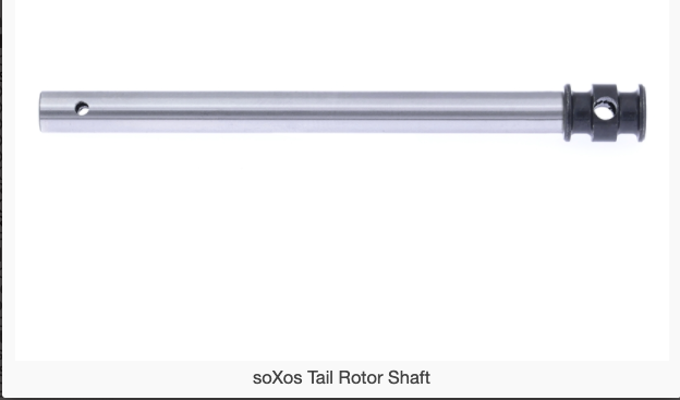 soXos Tail Rotor Shaft