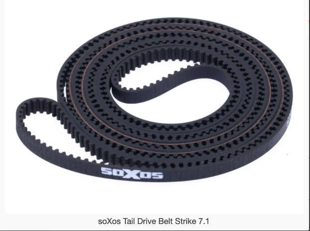 soXos Tail Drive Belt Strike 7.1