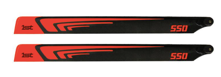 1st Main Blades CFK 550mm FBL (Orange)