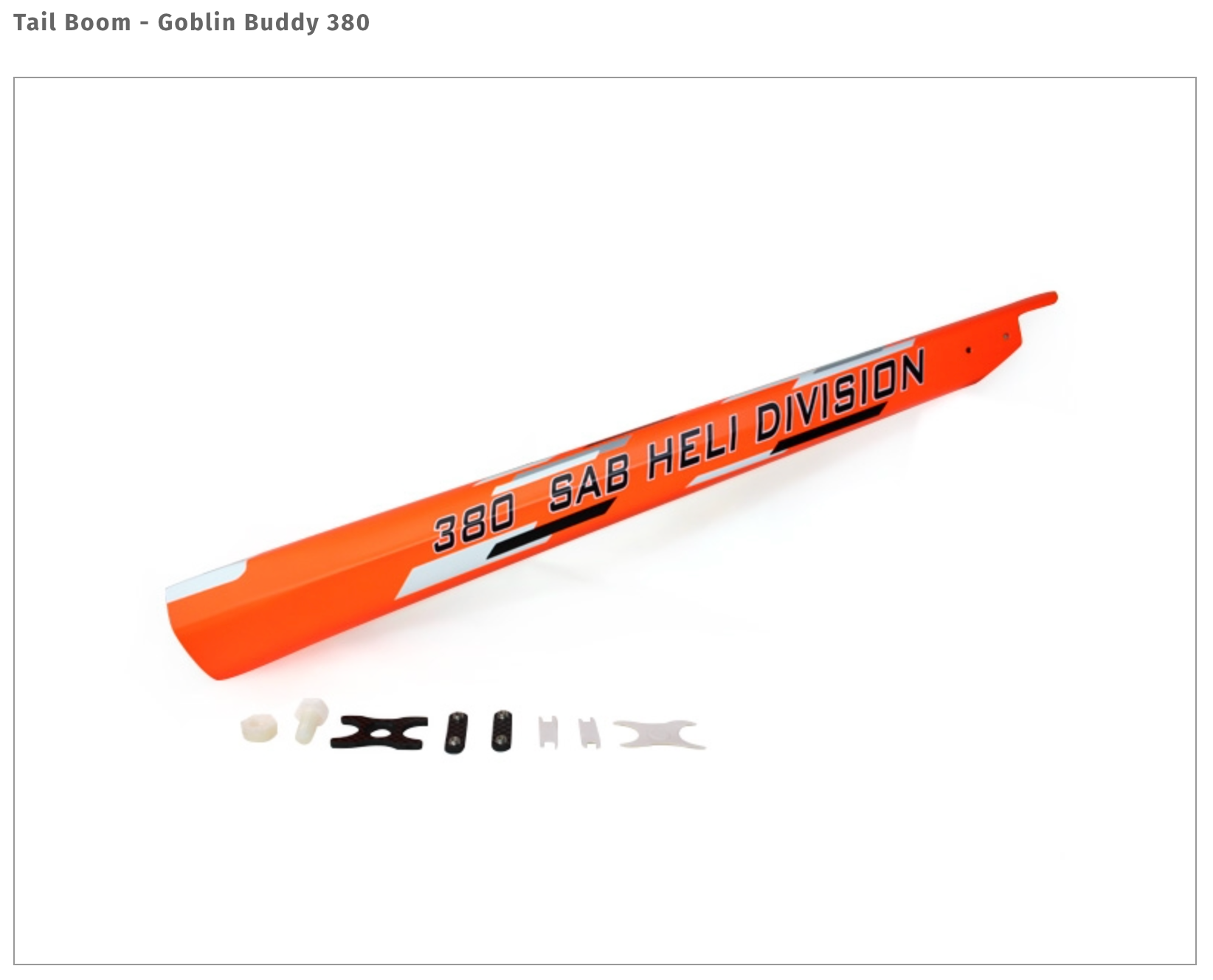 Tail Boom - Goblin Buddy 380