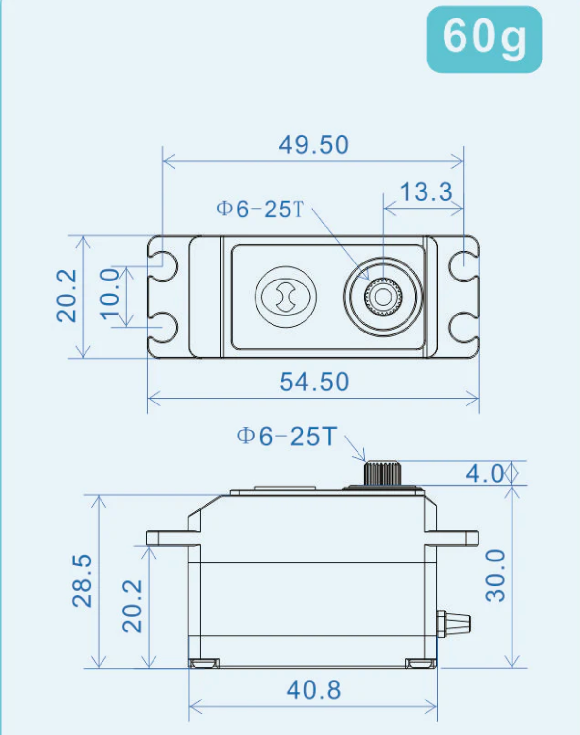 THETA RAZOR-DH1 NFC HV LOW PROFILE BRUSHLESS SERVO