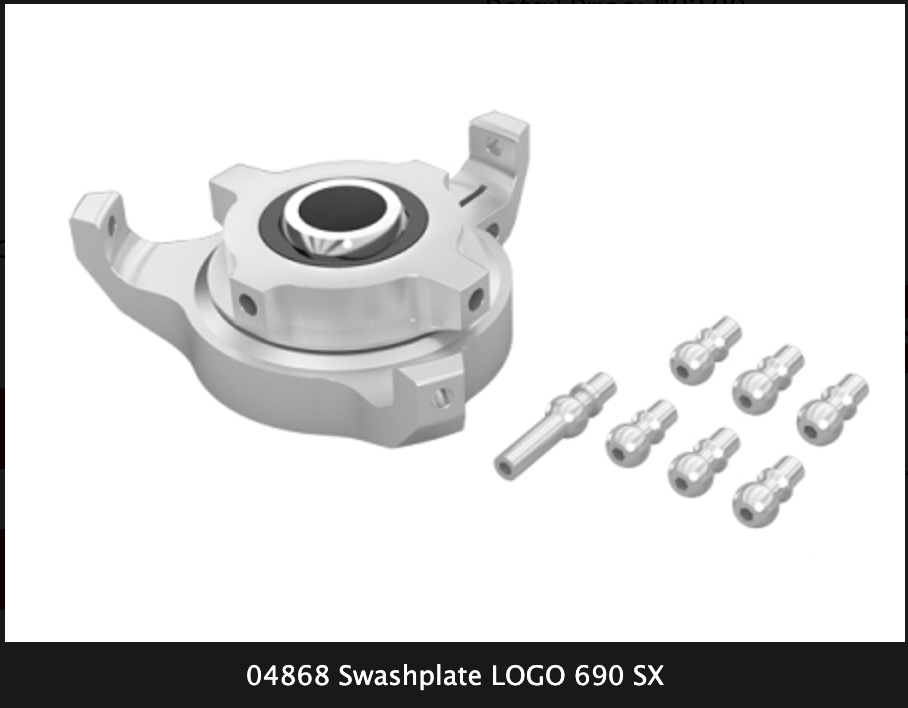 04868 Swashplate LOGO 690 SX