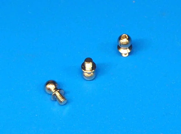 MA0107 m3 x 6 Threaded Steel Ball - Pack of 3