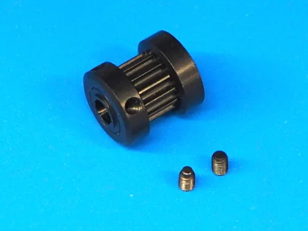 127-15 CNC Aluminum 13t T/R Pulley Black - Pack of 1