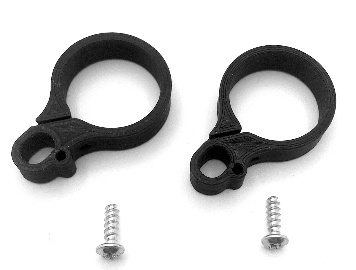 128-445 T/R Control Rod Guides Black - Pack of 2