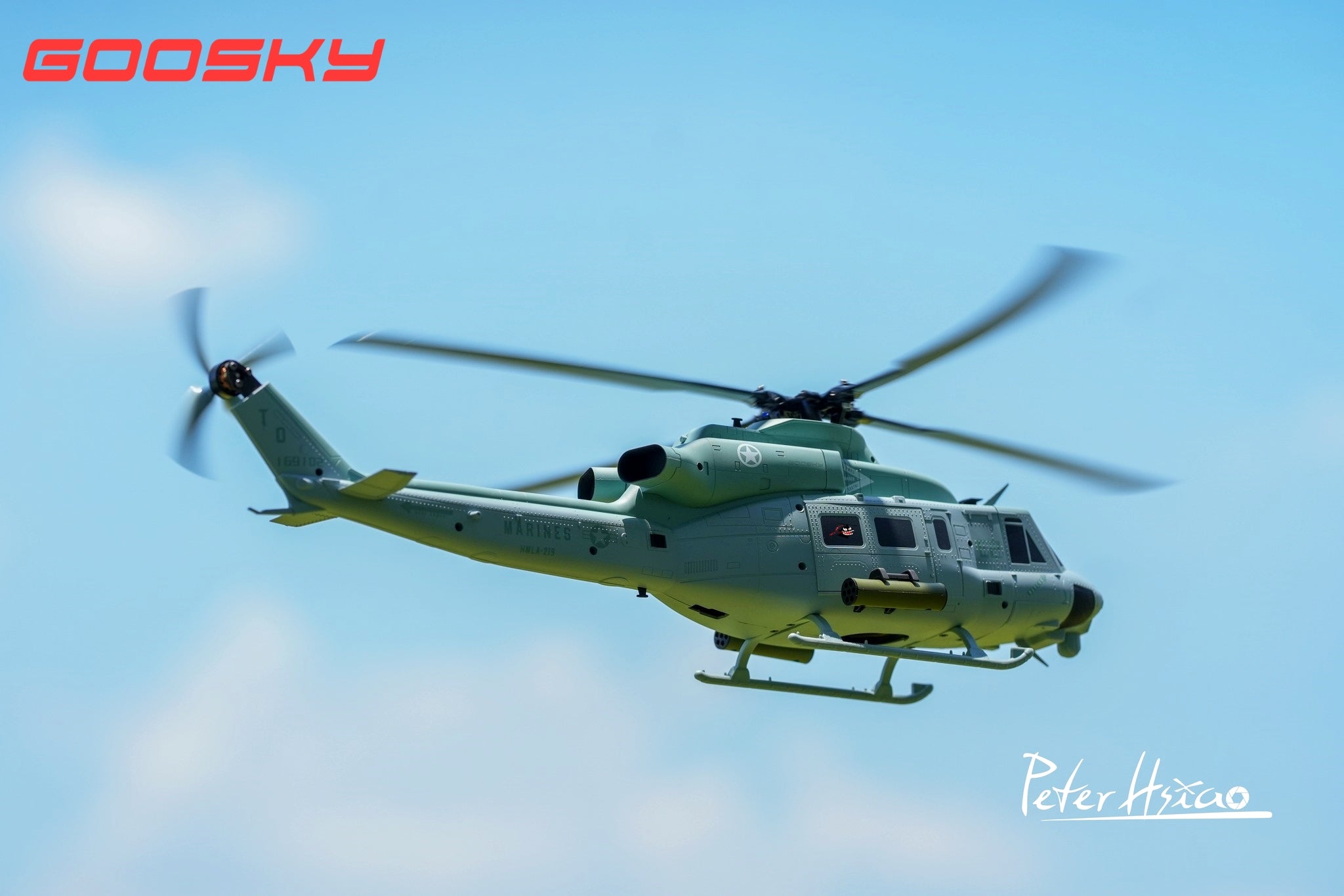 Goosky E2 UH-1Y Air Rescue GPS Helicopter - RTF (Mode 2)