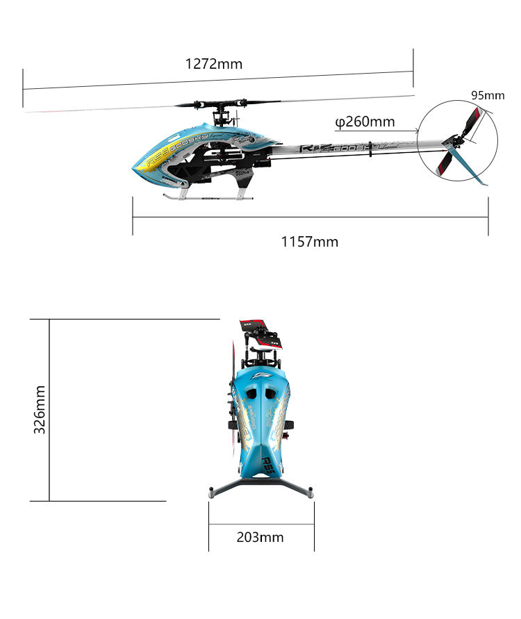 Pre-Orders Now Open Goosky Legend RS5 ULTRA Helicopter Kit - Danxia Orange / Without Blades