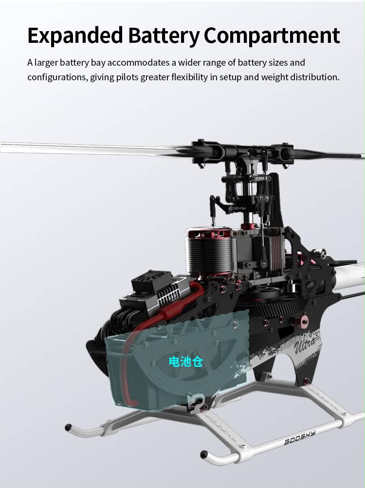 Pre-Orders Now Open Goosky Legend RS5 ULTRA Helicopter Kit - Danxia Orange / Without Blades