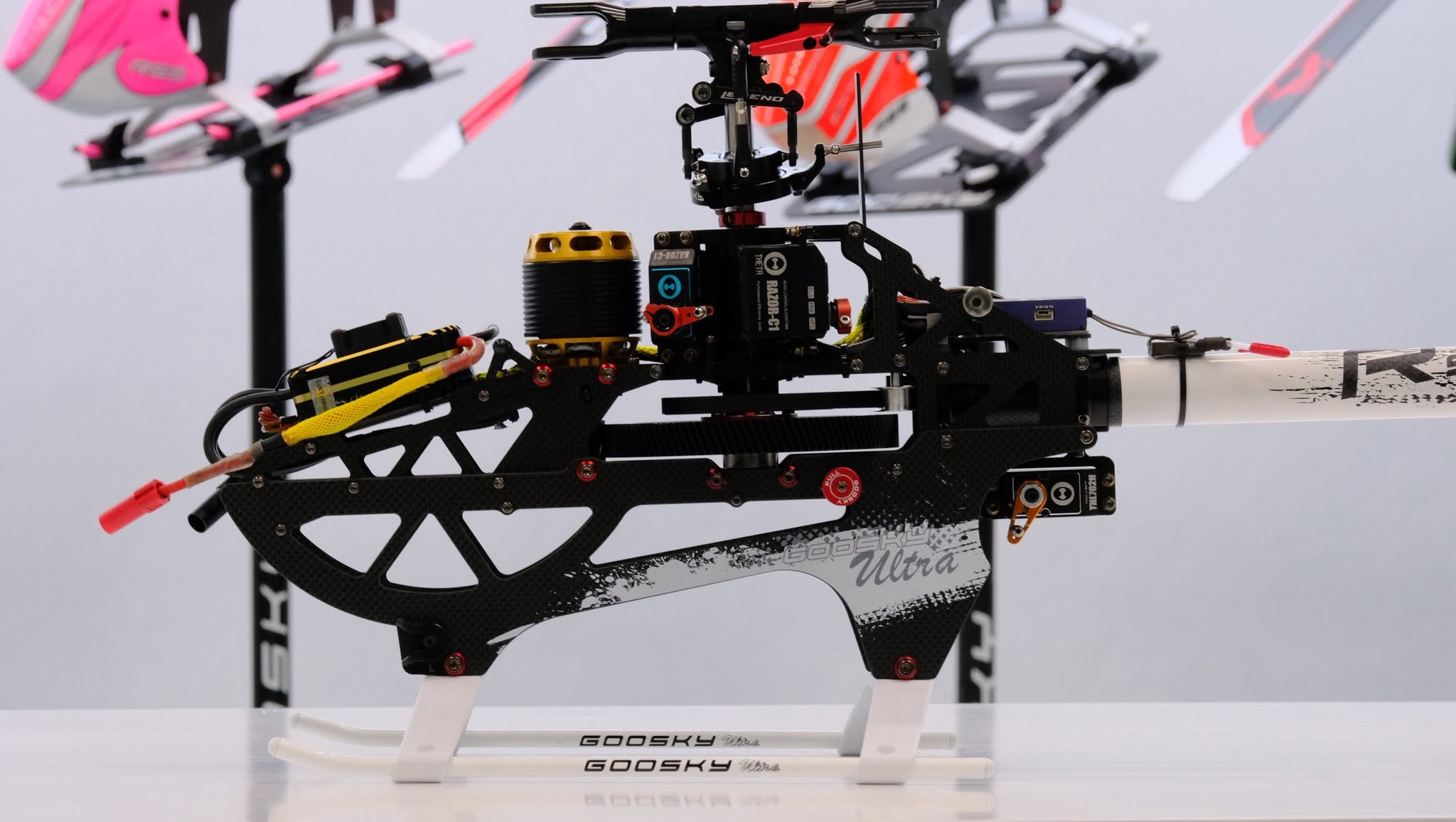 Pre-Orders Now Open Goosky Legend RS5 ULTRA Helicopter Kit - Danxia Orange / Without Blades