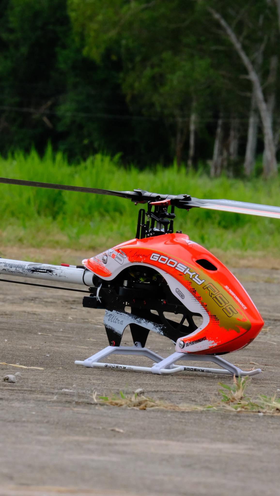 Pre-Orders Now Open Goosky Legend RS5 ULTRA Helicopter Kit - Danxia Orange / Without Blades