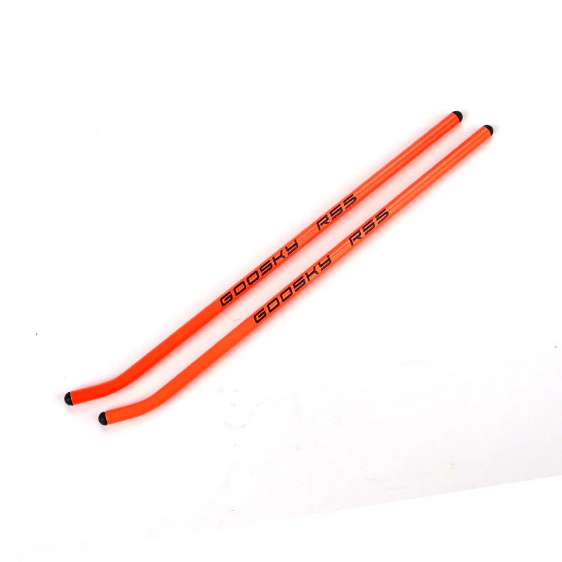 Goosky RS5/RS6 Color Painted Skid Pipe (Orange)