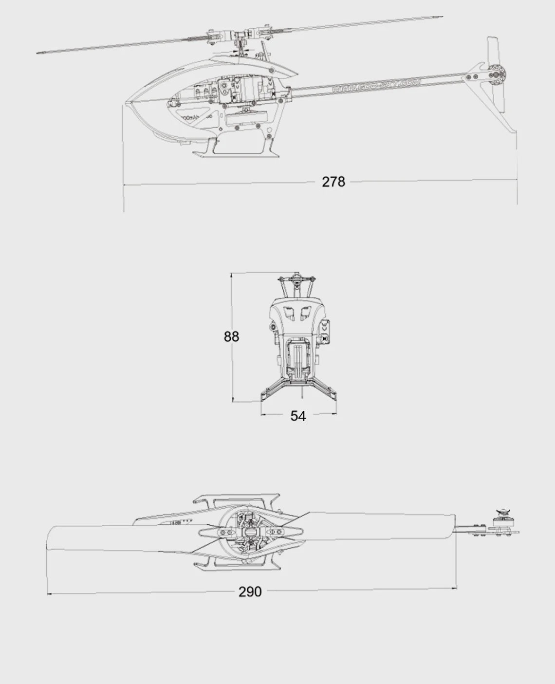 Goosky Legend S1 Helicopter (BNF) - Green