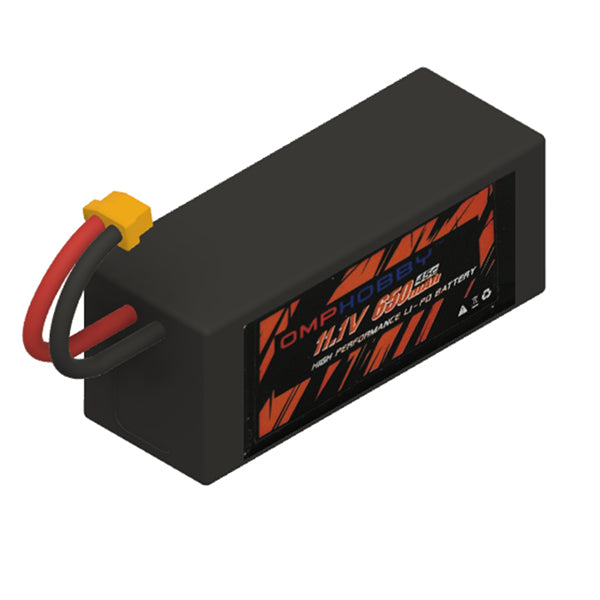5430 Lipo Battery 11,1V, 3S-650mAh, LOGO 200