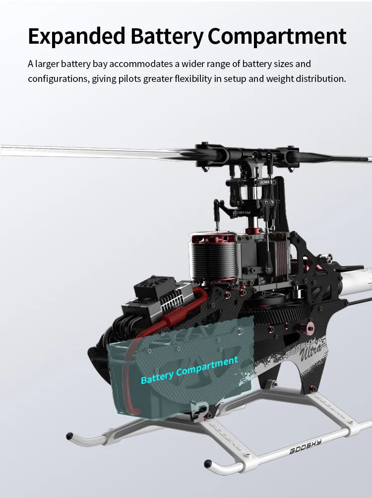 Goosky Legend RS5 ULTRA Helicopter Kit - Danxia Orange / Main & Tail Blades