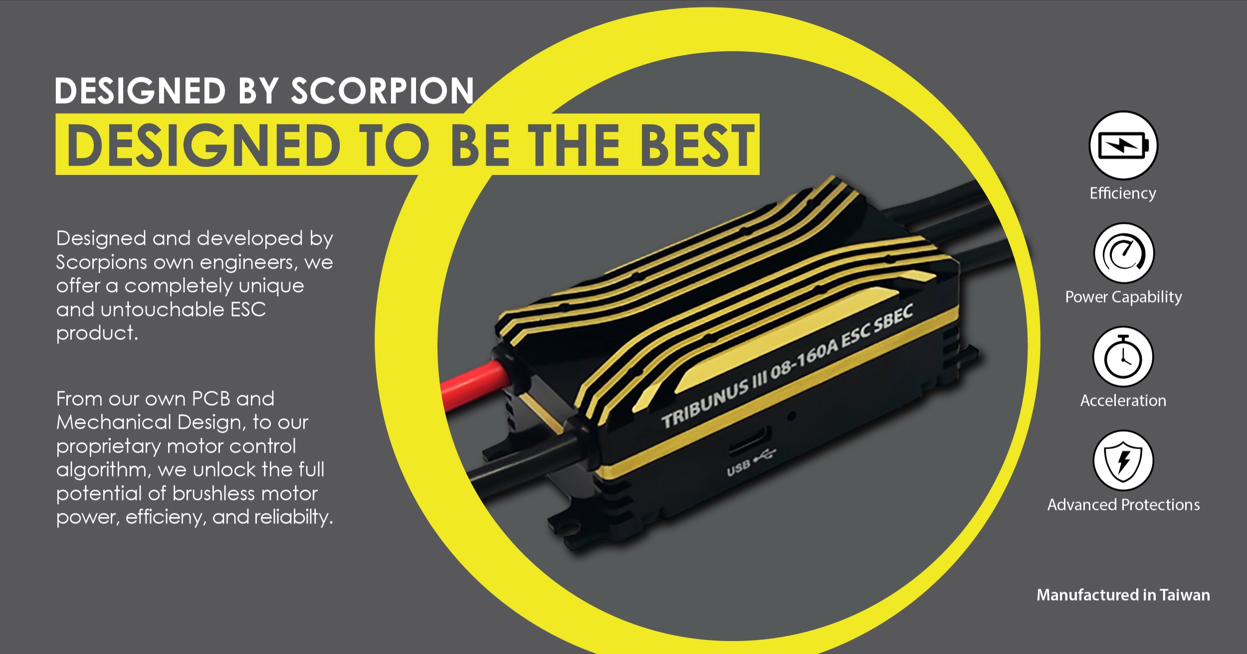 Scorpion Tribunus III 08-160A ESC SBEC