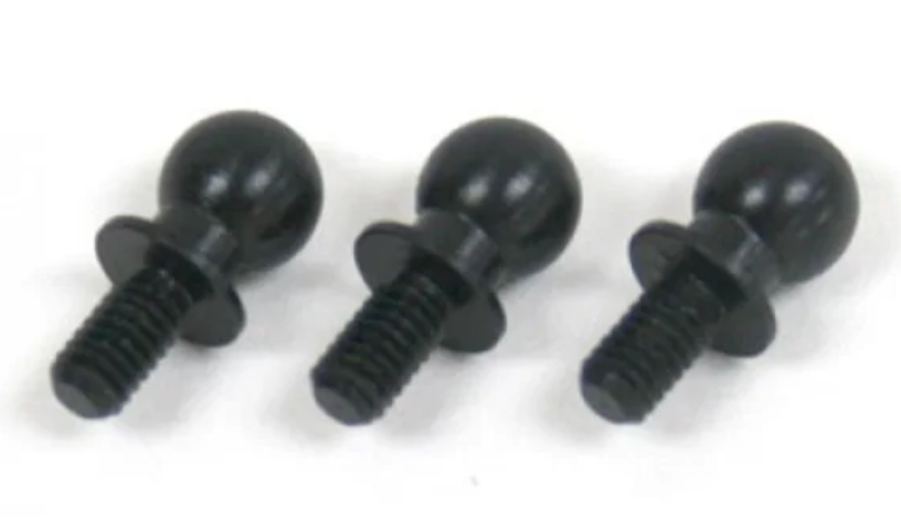 0116 M2.5 Threaded Steel Ball - Pack of 3