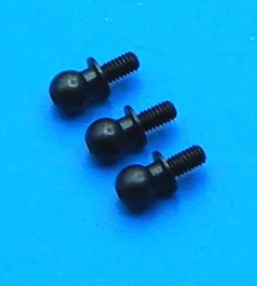 0116 M2.5 Threaded Steel Ball - Pack of 3