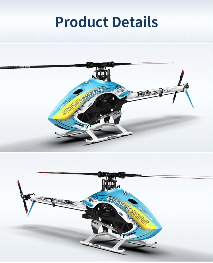 Pre-Orders Now Open Goosky Legend RS5 ULTRA Helicopter Kit - Danxia Orange / Without Blades