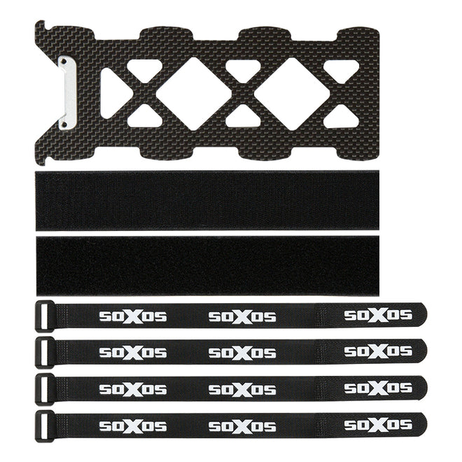soXos 6S Battery Plate Carbon