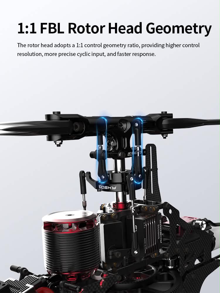 Pre-Orders Now Open Goosky Legend RS5 ULTRA Helicopter Kit - Danxia Orange / Without Blades