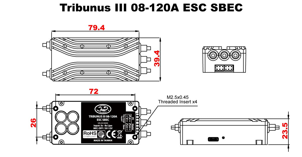 Scorpion Tribunus III 08-120A ESC SBEC