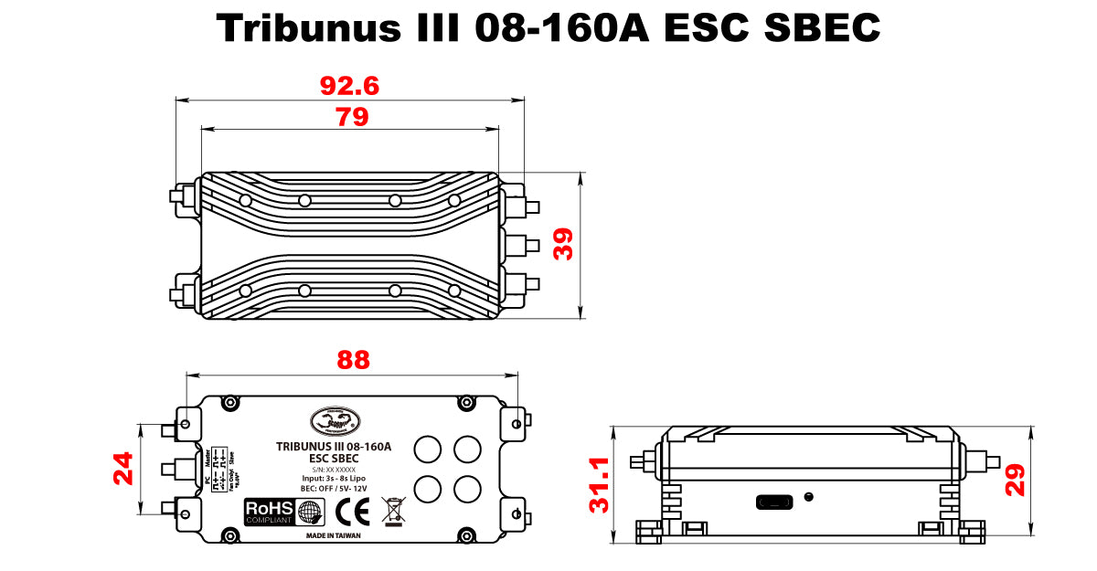 Scorpion Tribunus III 08-160A ESC SBEC
