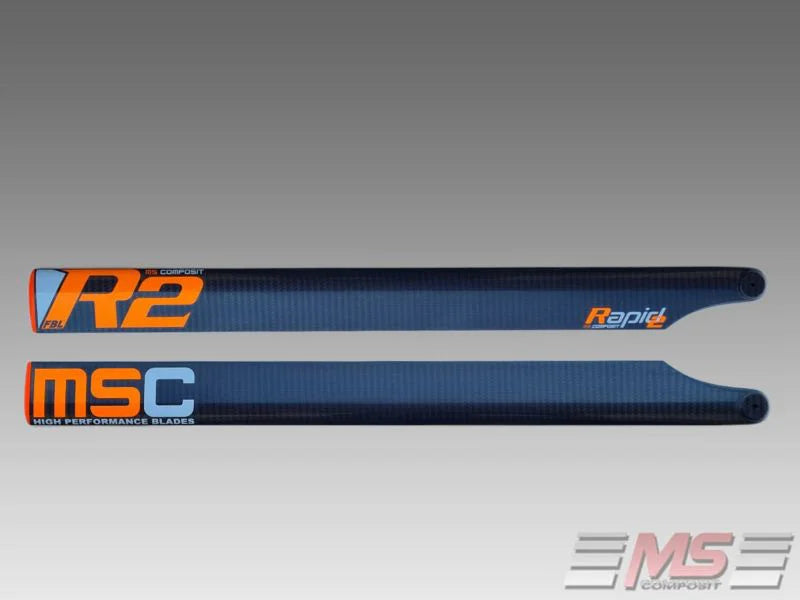 C/F MS Composite Rapid R2 605 Main Blades FBL
