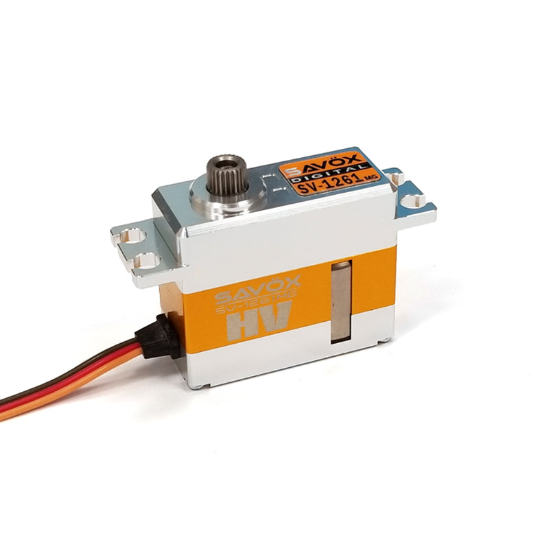 SAVOX 1261MG Mini Hi Torque High Voltage Digital Servo 0.095sec / 277oz @ 7.4V