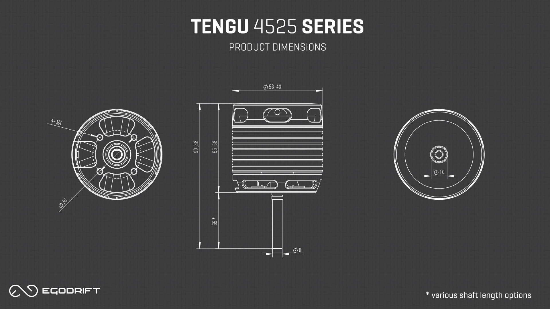 11764 TENGU 4525HT / 510KV (12-14S) (6 X 35)