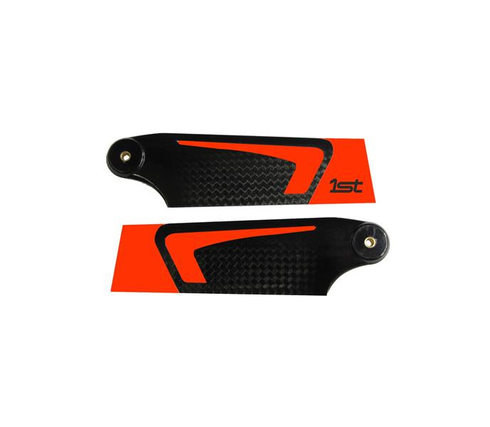 1st Tail Blades CFK 95mm (Orange)